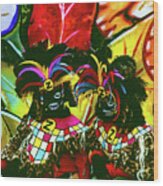 Zulu - Mardi Gras Parade, New Orleans Wood Print