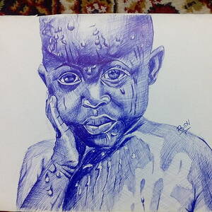 Charcoal pencil Art Drawing by Syed Rooh-U-llah - Fine Art America