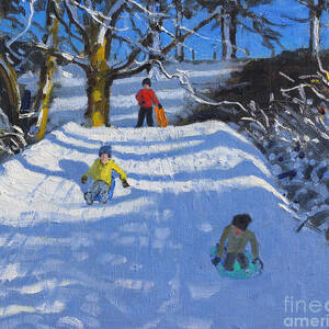 Fun in the snow by Andrew Macara