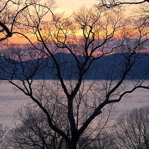 Purple Sunset on the Hudson River Photograph by Marianne Campolongo ...