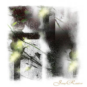 Light and Shadow. Abstract. Mini-Square Idea for Interior #3 by Jenny Rainbow