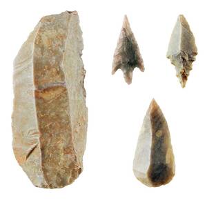 Neolithic Flint Tools. #1 by Science Photo Library