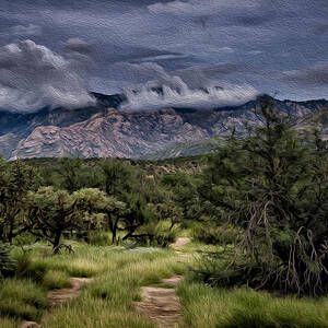 Odyssey Into Clouds Oil by Mark Myhaver