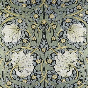 Pimpernel wallpaper design 1876 by William Morris by William Morris