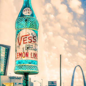 Rotating Vess Soda Bottle  #1 by Robert FERD Frank