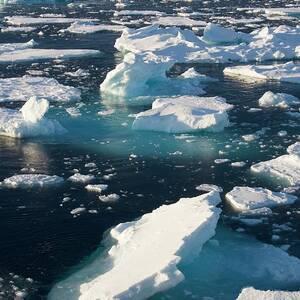 Ice Floes Around Antarctic Coast by Simon Fraser/science Photo Library