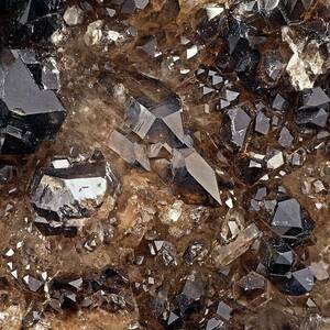 Smoky Quartz Crystals #1 by Science Photo Library