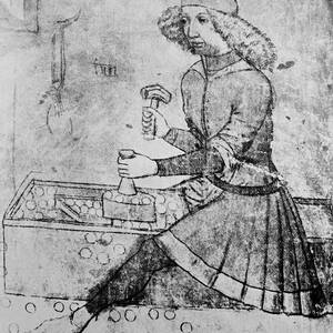 15th Century Coin-making by Science Photo Library