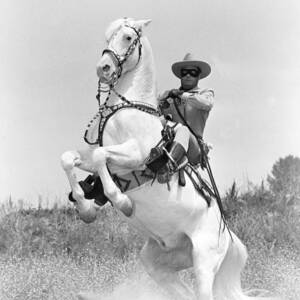 Clayton Moore in The Lone Ranger #2 by Silver Screen