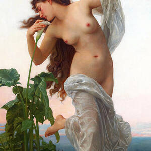 Dawn  #2 by William-Adolphe Bouguereau