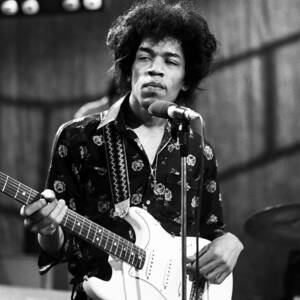 Jimi Hendrix 1966 first UK TV show by Chris Walter