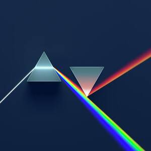 2 Prisms In Newtonian Arrangement by Science Photo Library