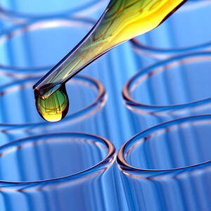 Laboratory Test Tubes in Science Research Lab #22 by Science Research Lab
