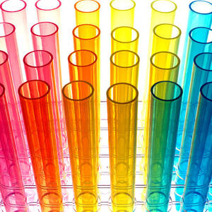 Laboratory Test Tubes in Science Research Lab by Science Research Lab