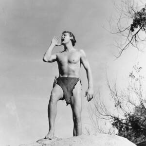 Johnny Weissmuller in Tarzan and His Mate  #3 by Silver Screen