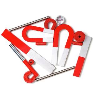 Magnets With A Small Compass #4 by Science Photo Library