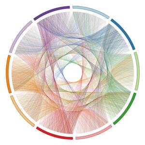 Flow of life flow of pi #8 by Cristian Ilies Vasile