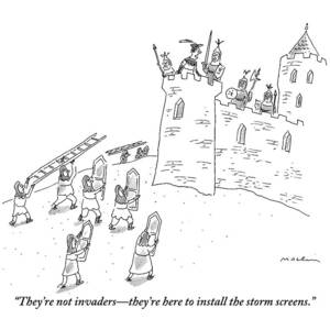 A Bunch Of Commoners File Toward A Castle by Michael Maslin