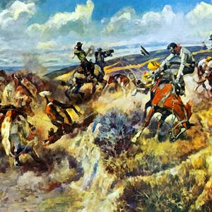 A Tight Dally And A loose Latigo by Charles Russell