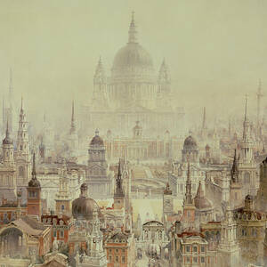 A Tribute To Sir Christopher Wren by Charles Robert Cockerell