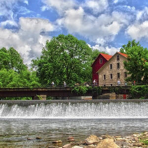 A view of the Mill from the River by Debra Fedchin