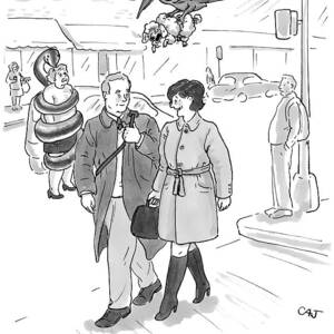 A Woman Talks To A Man As A Dinosaur And A Snake by Carolita Johnson