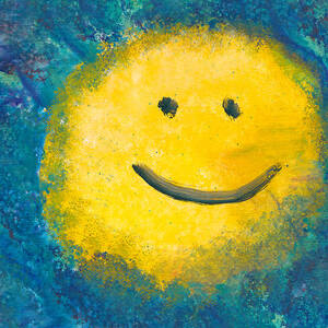 Abstract - Acrylic - Happy abstraction by Mike Savad