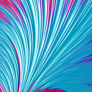 Abstract in Blue and Red by John Edwards