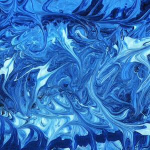 Abstract - Nail Polish - Ocean Deep by Mike Savad