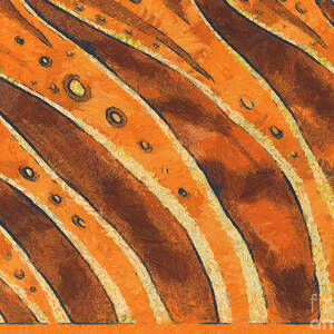 Abstract tiger stripes by Pixel Chimp