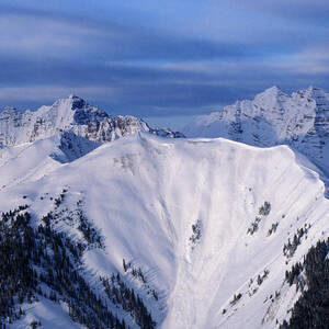 Aerial View Highlands Bowl In Highlands by Peter McBride