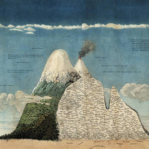 Alexander Von Humboldts Chimborazo Map by Science Source