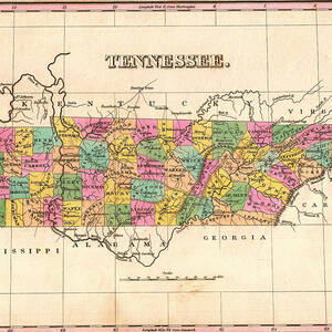 Antique Map of Louisiana 1845 Drawing by Mountain Dreams - Fine Art America