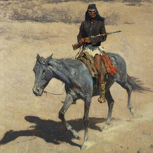 Apache Scout  by Frederic Remington