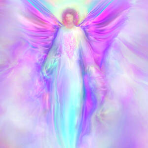 Archangel Metatron Reaching Out in Compassion Painting by Glenyss ...