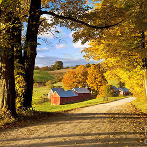 Autumn Farm in Vermont Photograph by Brian Jannsen - Fine Art America