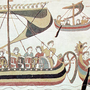 Bayeux Tapestry Scene by Science Source