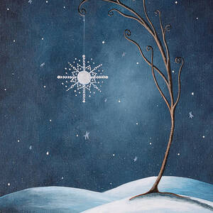 Beautiful Winterland by Shawna Erback by Moonlight Art Parlour