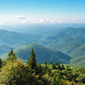 Blue Ridge Mountains From Devils by Jason Langley