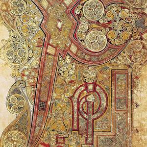 Book Of Kells. 8th-9th C. Chapter by Everett