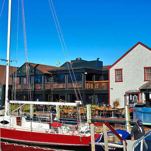 Bowens Wharf in Newport by Mitchell R Grosky