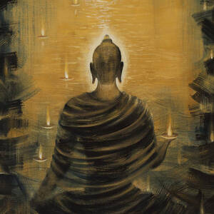 Buddha. Nirvana ocean by Vrindavan Das
