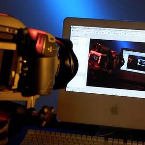Camera Connected To Computer by Science Photo Library