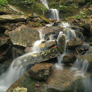 Cascading Creek Mulberry River Arkansas by Tim Fitzharris