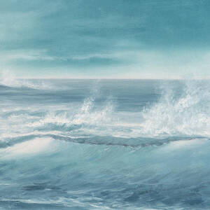 show original title ocean waves stretcher-image screen sea waves surf Details about   Diane romanello 