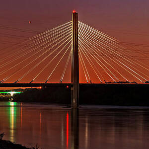Christopher S. Bond Bridge Dusk by Kevin Anderson