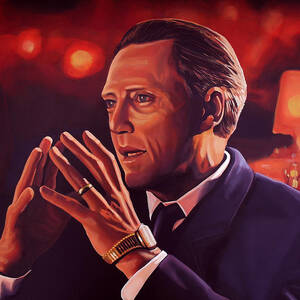 Christopher Walken Painting by Paul Meijering