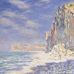 Cliffs Near Fecamp by Claude Monet by Claude Monet