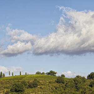 Clouds above Tuscany by David Letts