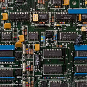 Computer Circuit Board by Jim Corwin